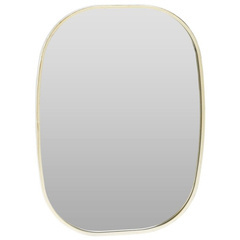 Lustro ścienne złote 28x40 cm