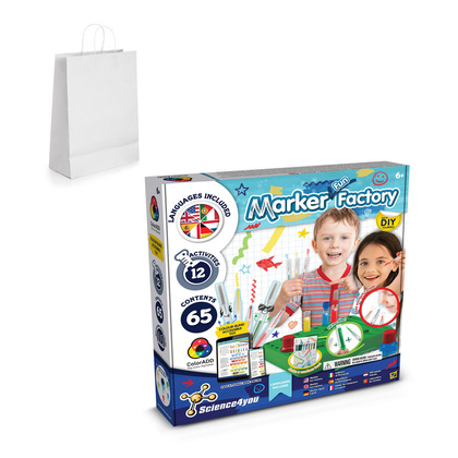 DIY Pen Factory Kit III. Gra edukacyjna dostarczany z papierową torebką prezentową