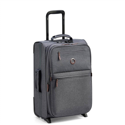 Delsey Maubert 2.0 Mała miękka walizka kabinowa 55 cm antracyt