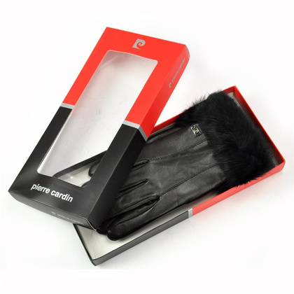 Rękawiczki damskie PIERRE CARDIN G694 S Czarne
