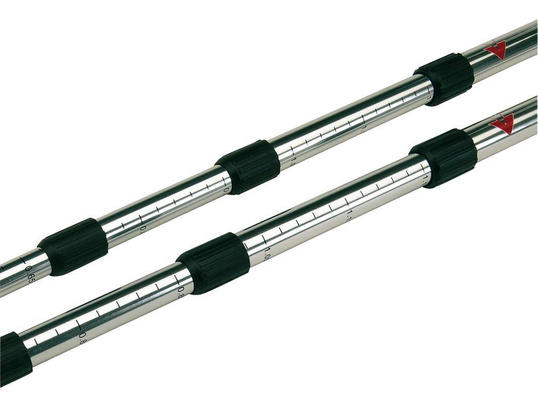 Kijki do Nordic Walking FIT AND FUN, czarny, srebrny