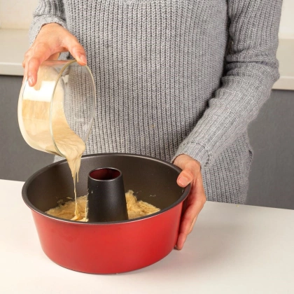 Forma do pieczenia ciasta tarty babki z kominem tortownica zestaw komplet form TAURUS