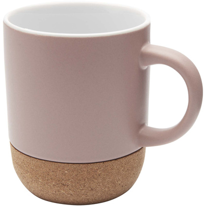 Billie kubek ceramiczny o pojemności 300 ml z detalami z korka i matowym wykończeniem