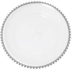 Podtalerz przezroczysty ze srebrnymi kuleczkami