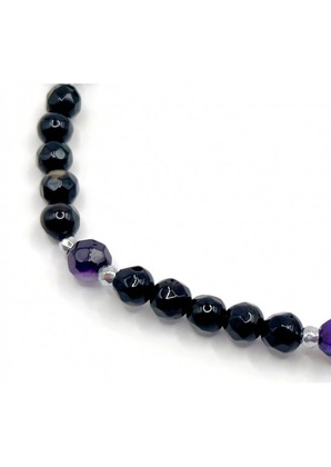 Bransoletka ONYKS AGAT 925