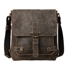 Męska torba na ramię Canaletto – postarzana skóra i wykończenia w starym złocie TM253s235