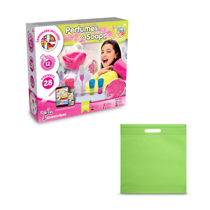 Perfume & Soap Factory Kit IV. Gra edukacyjna dostarczany z torebką prezentową z włókniny