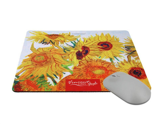Podkładka pod mysz komputerową - V. van Gogh, Słoneczniki (CARMANI)
