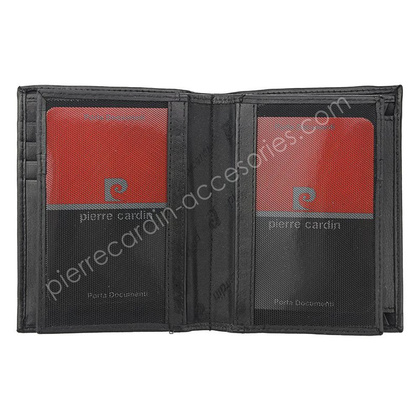 Portfel męski skórzany Pierre Cardin TILAK06 331 RFID Czarny