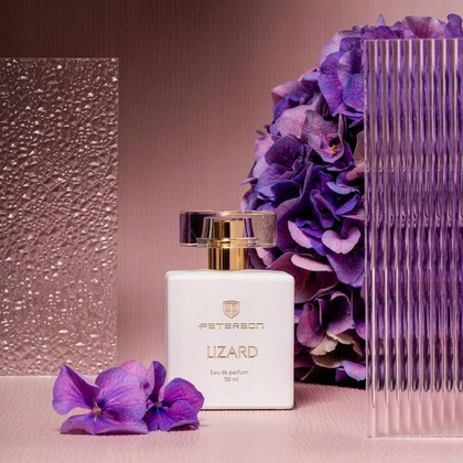 Zestaw prezentowy skorzany portfel damski i woda perfumowana Lizard