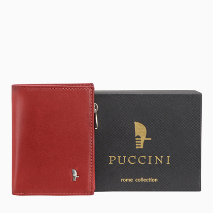 Portfel damski skórzany PUCCINI ROME CR2521 3 Czerwony