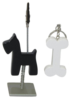 Fotoklip piesek + breloczek kość