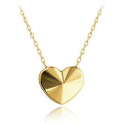 MINET Delikatny złoty naszyjnik serce Au 585/1000 1,80g