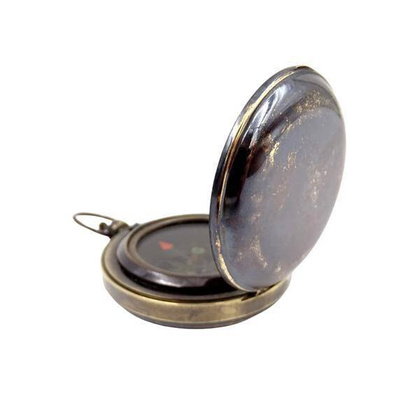 Mały mosiężny kompas - wykończenie antyk NC2884