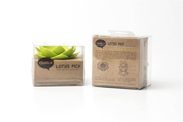 Pojemnik na wykałaczki Lotus różowy 10156-WH-PK