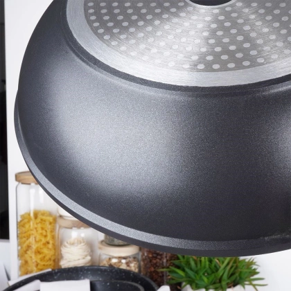 Patelnia granitowa wok do smażenia duszenia GRANDE 30 cm