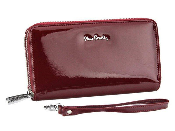 Portfel damski skórzany PIERRE CARDIN 05 LINE 118 Czerwony