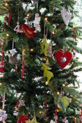 Ceramiczny łoś zielony lub czerwony 1 szt