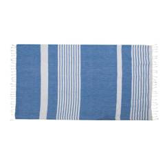 Ella Hamam Eko Koc/Ręcznik 145x200cm, Niebieski