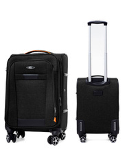 Mała kabinowa walizka PELLUCCI RGL S-030 S Czarna