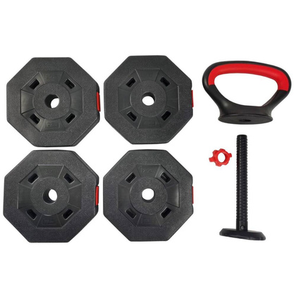 Hantla kompozytowa kettlebell 10 KG(4X2,5KG) Eb Fit