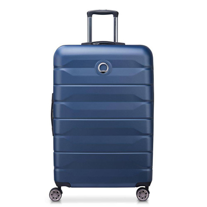 Delsey Air Amour duża niebieska walizka na kółkach 77 cm