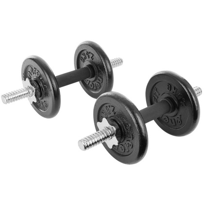 Hantla Żeliwna 19 Kg ( 2X9.5 Kg ) Walizka Eb Fit
