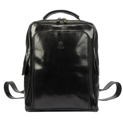 Duży plecak z włoskiej, naturalnej skóry licowej
