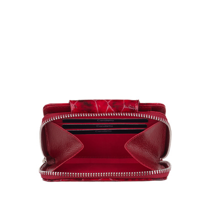 Czerwony portfel damski Canaletto – elegancja, funkcjonalność i ochrona RFID PD1266s90
