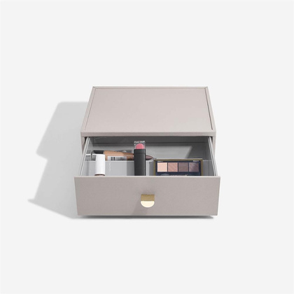 Organizer na lakiery do paznokci Stackers classic jasnobeżowy z szufladą