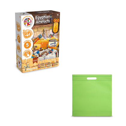 Ancient Egypt Excavation Kit IV. Gra edukacyjna dostarczany z torebką prezentową z włókniny