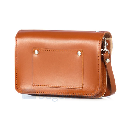 BIG SASZETKA SKÓRZANA DO PASKA KEMER VOOC Vintage P111 BEŻOWA