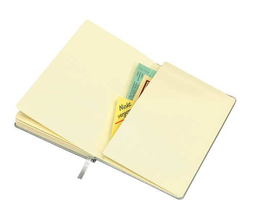 Notes ATTENDANT w formacie A5, srebrny