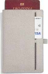 Etui na paszport i karty Stackers taupe