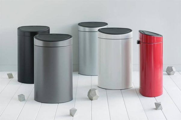 Kosz na śmieci Touch Bin New 40l czarny mat 114847