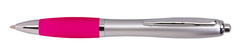 Długopis SWAY, magenta, srebrny