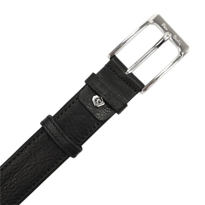 Pasek skórzany męski Pierre Cardin GF 9033 Czarny