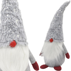 SKRZAT GNOM KRASNAL DEKORACYJNY SZARY 45CM