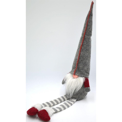 Skrzat dekoracyjny 30+15 cm - szary