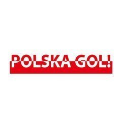 Naklejka 40 X 10 cm Polska