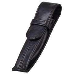 Piórnik skórzany 064K Czarny KEMER