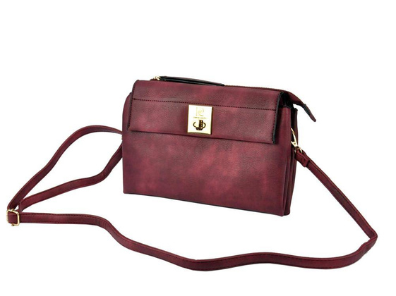 Torebka damska skórzana PIERRE CARDIN 3019 IZA15 Niebieska