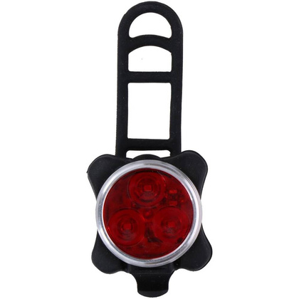 Tylne światło rowerowe 3 LED SMD DUNLOP z ładowaniem USB