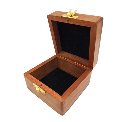 Pudełko drewniane 10 x 10 x 6 cm - DNU-016