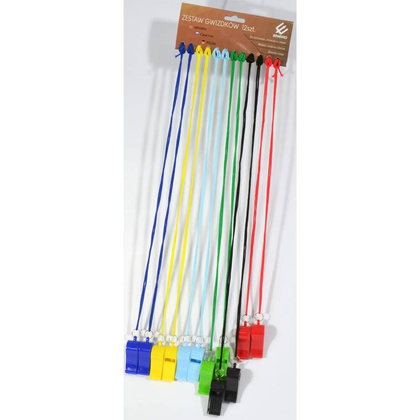 Gwizdek Plastikowy Komplet 12 szt.