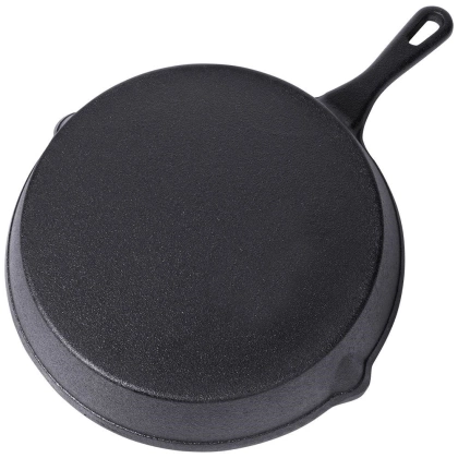 Patelnia żeliwna okrągła talerz żeliwny 25 cm indukcja