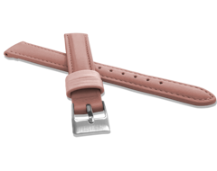 MINET Różowy szyty pasek z luksusowej skóry Top Grain - 14