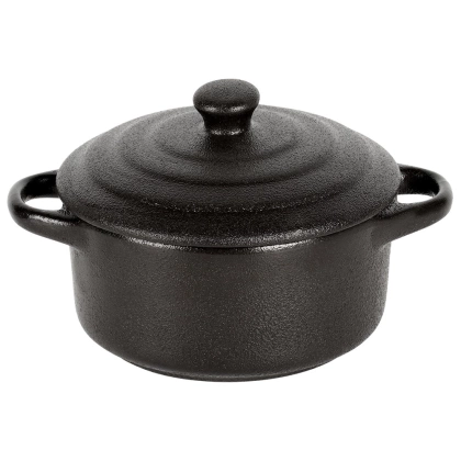 Miseczka do zapiekania porcelanowa z pokrywką 150 ml