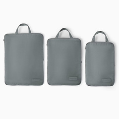 Zestaw kompresyjnych ogranizerów podróżnych PUCCINI ZOK 4 Szare