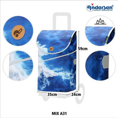 Torba na stelaż wózka zakupowego ANDERSEN MIX